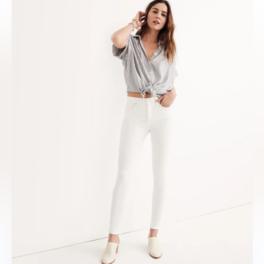 White madewell jeans